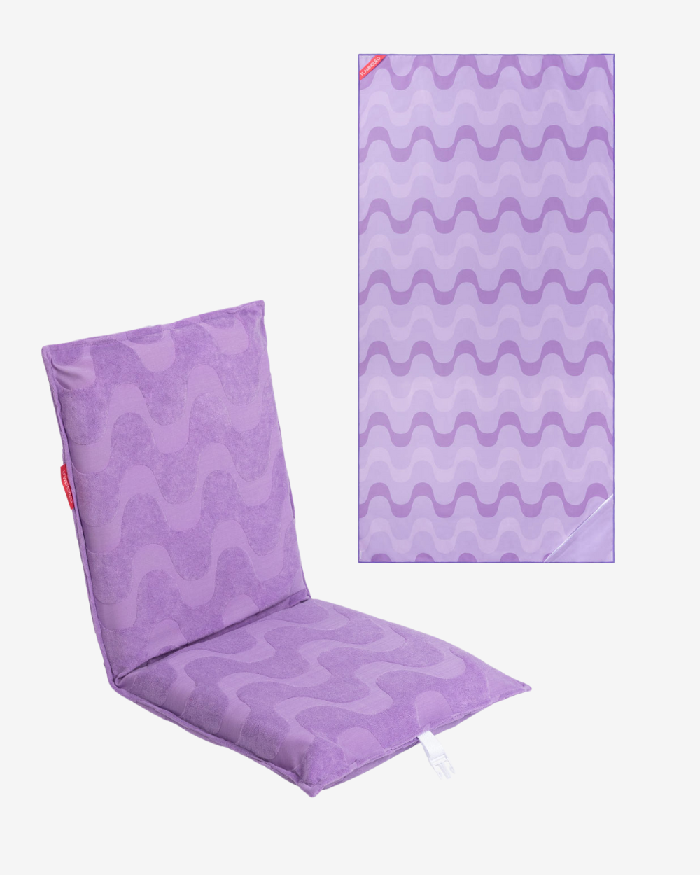 Pack respaldo y toalla - morado
