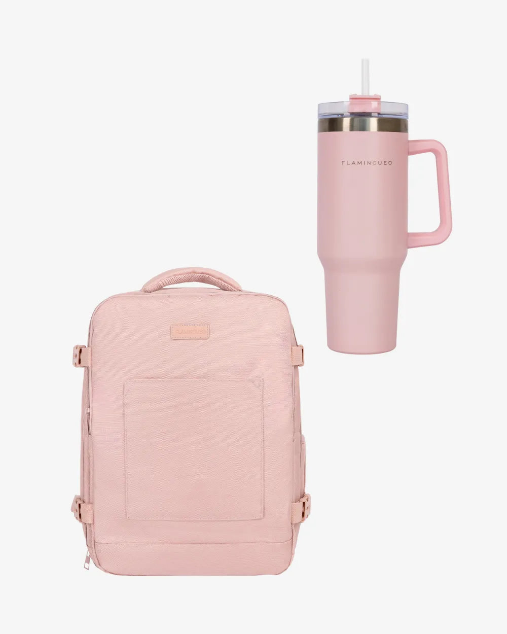 Pack mochila de viaje + termo