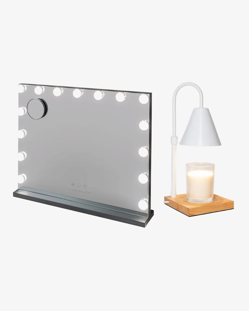 Pack espejo kim + lámpara velas