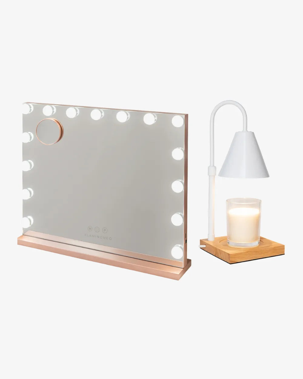 Pack espejo kim + lámpara velas