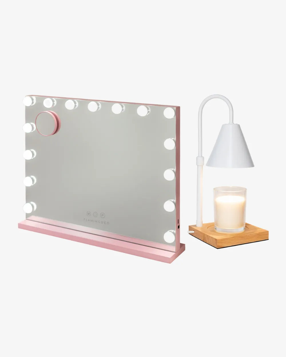 Pack espejo kim + lámpara velas