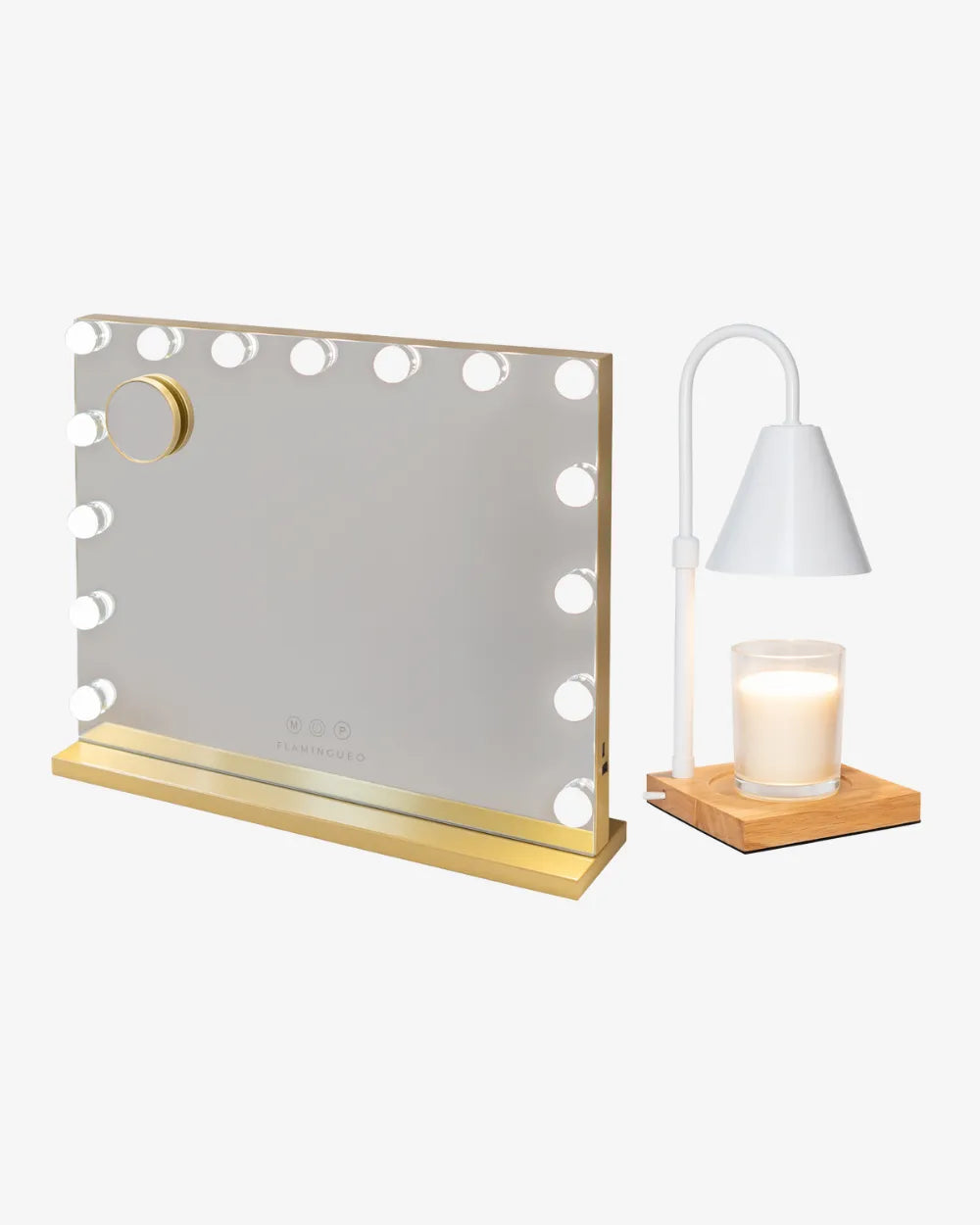 Pack espejo kim + lámpara velas