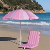 Pack sombrilla y respaldo - rosa