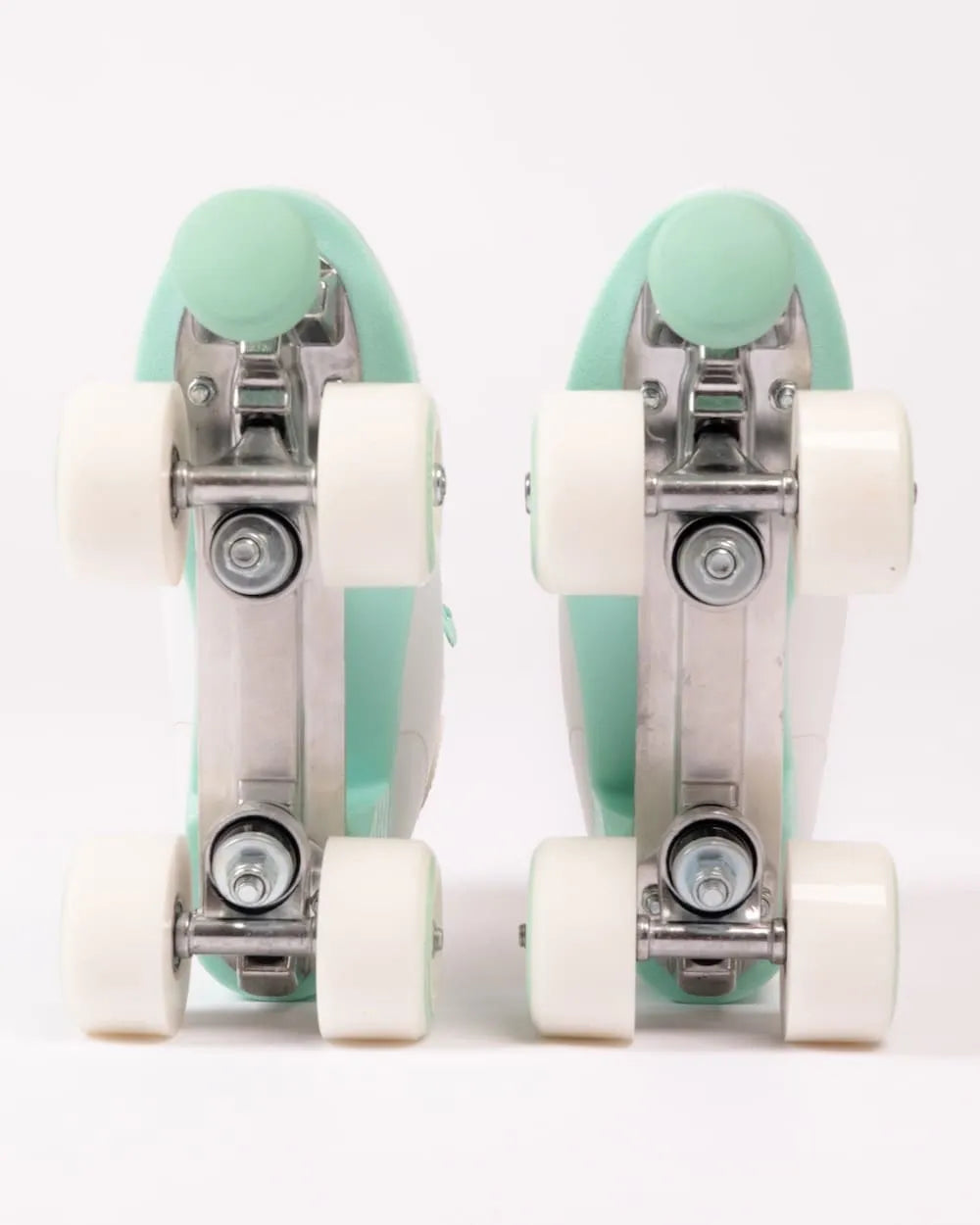 ruedas patines verde y blancos