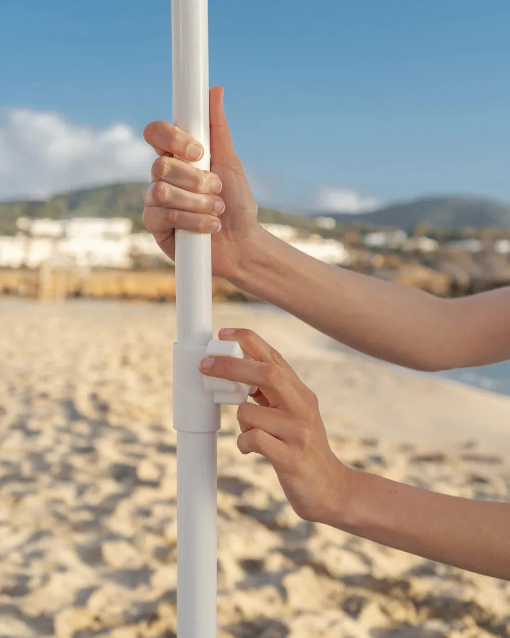 Tenda da spiaggia con tasche per la sabbia – SUNGOLD