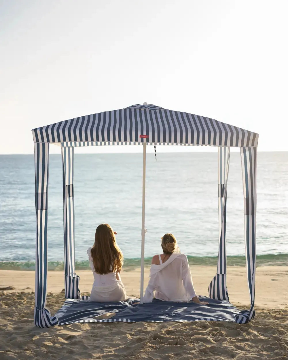 Grande tente de plage avec armature, indice UPF 50+