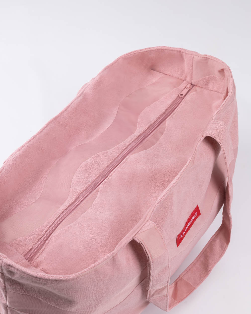 bolsa para la playa rosa