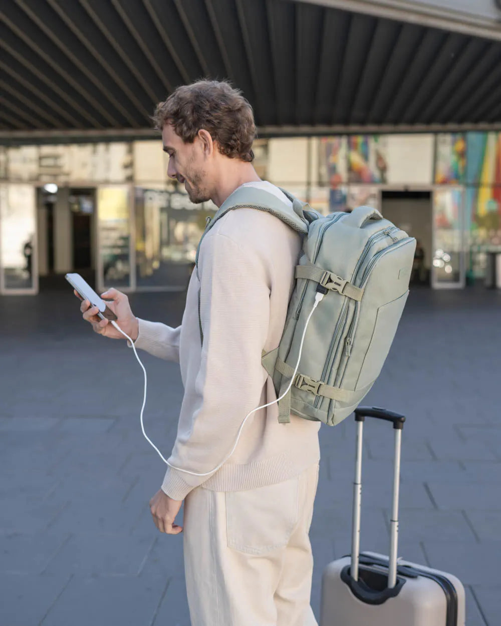 Pack mochila de viaje + termo