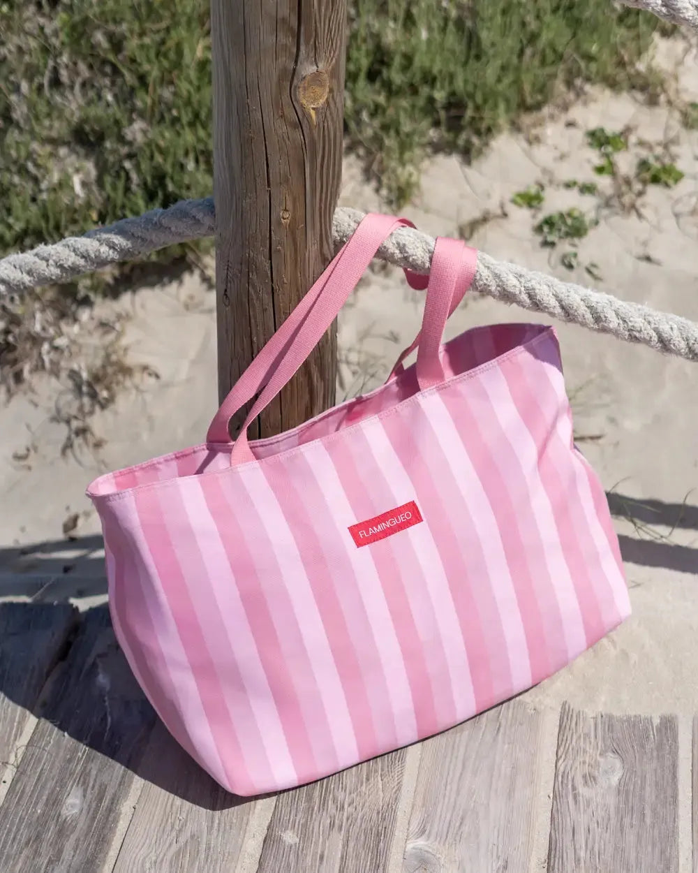 Bolso de playa grande con cremallera – BRUNET