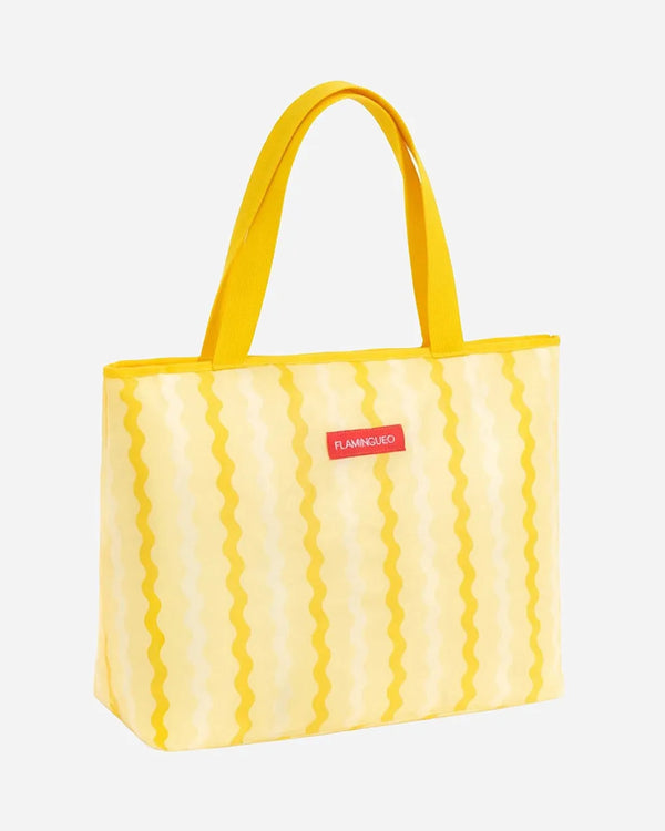 Bolsa isotérmica cómoda amarillo