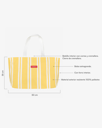 Tote bag amarilla - PENELOPE