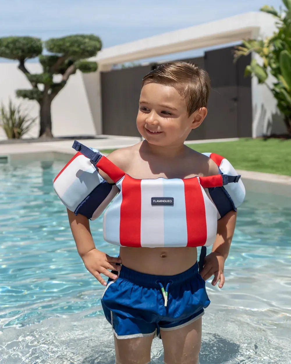 Chaleco flotador infantil con mangas – ORION