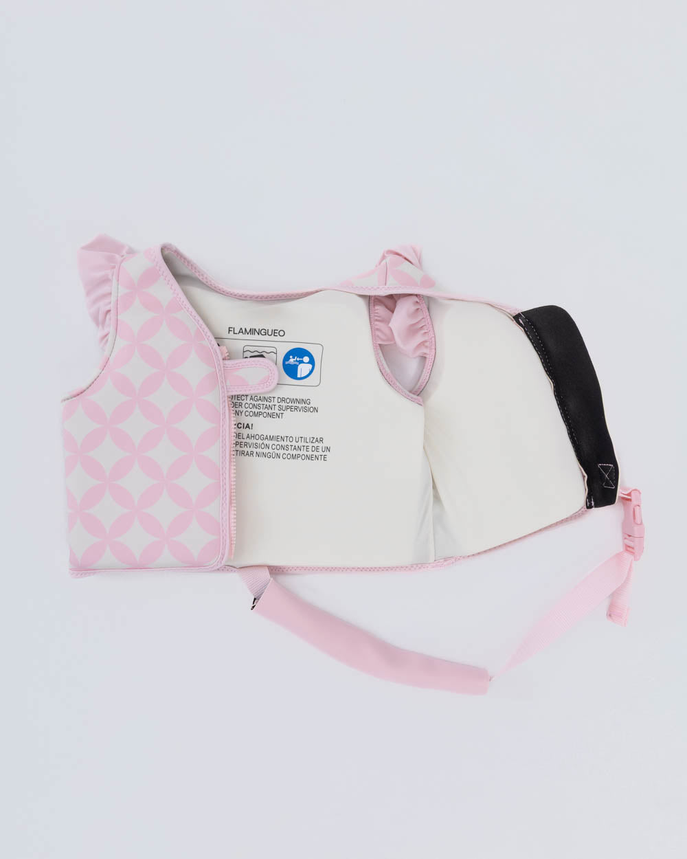 chaleco niños flotador rosa