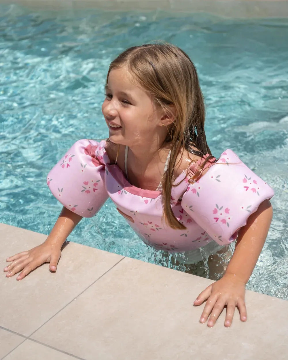 Chaleco flotador infantil con mangas – CLOVER