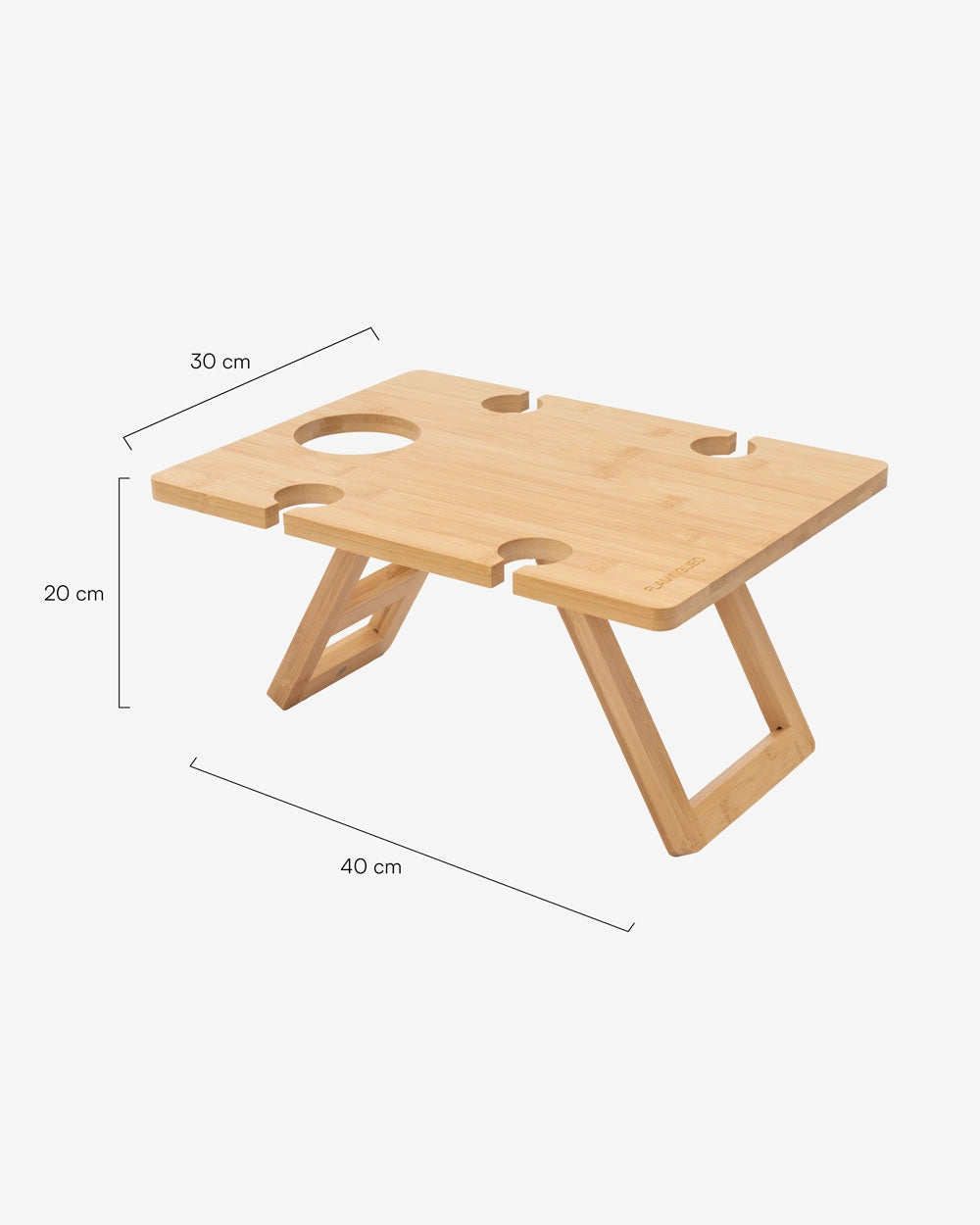 Medidas del producto Mesita de picnic plegable - NEXO