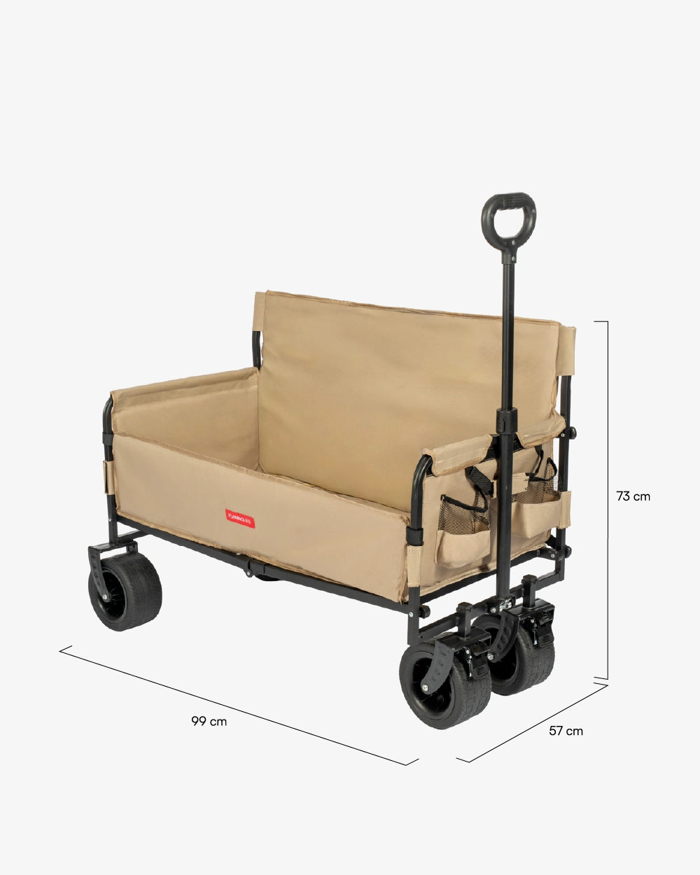 Medidas del producto Foldable cart convertible into a bench – CHESTER