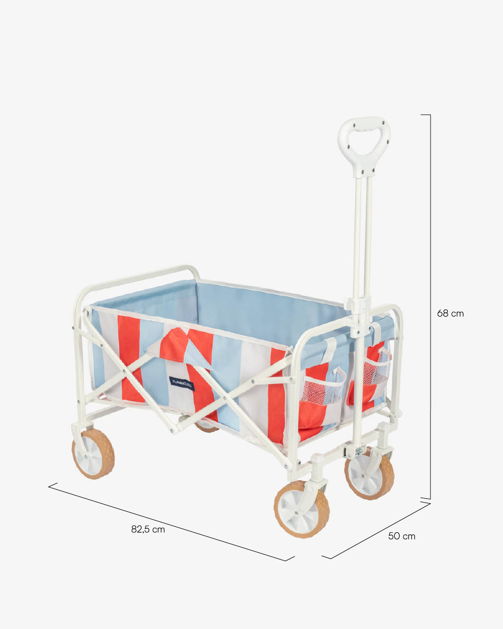 Medidas del producto Carro plegable infantil multiusos con ruedas – REX