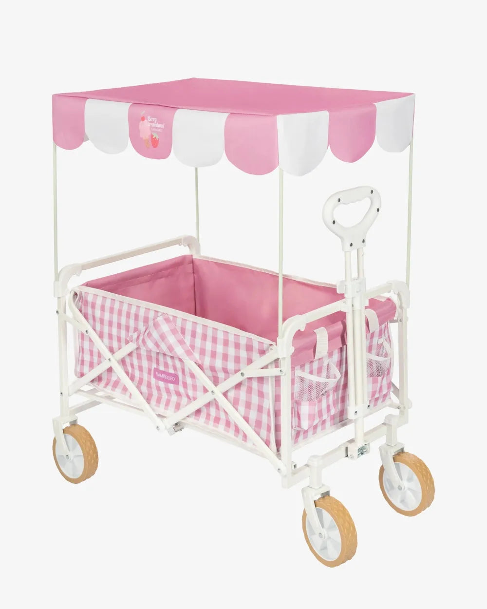 Carrinho dobrável infantil com guarda-sol e rodas – POP