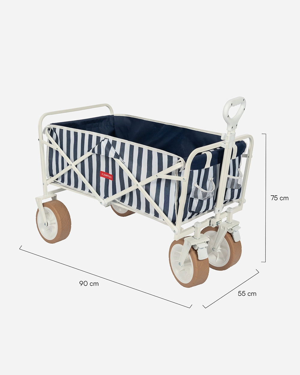 Medidas del producto Carro plegable de playa – THEO