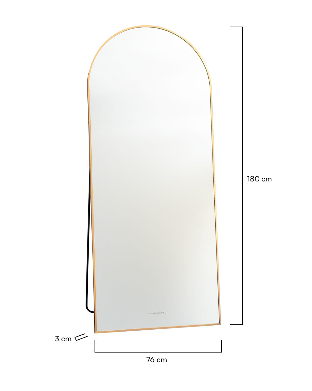 Dimensions du produit Miroir multipositions - Freestanding Mirror ALISON