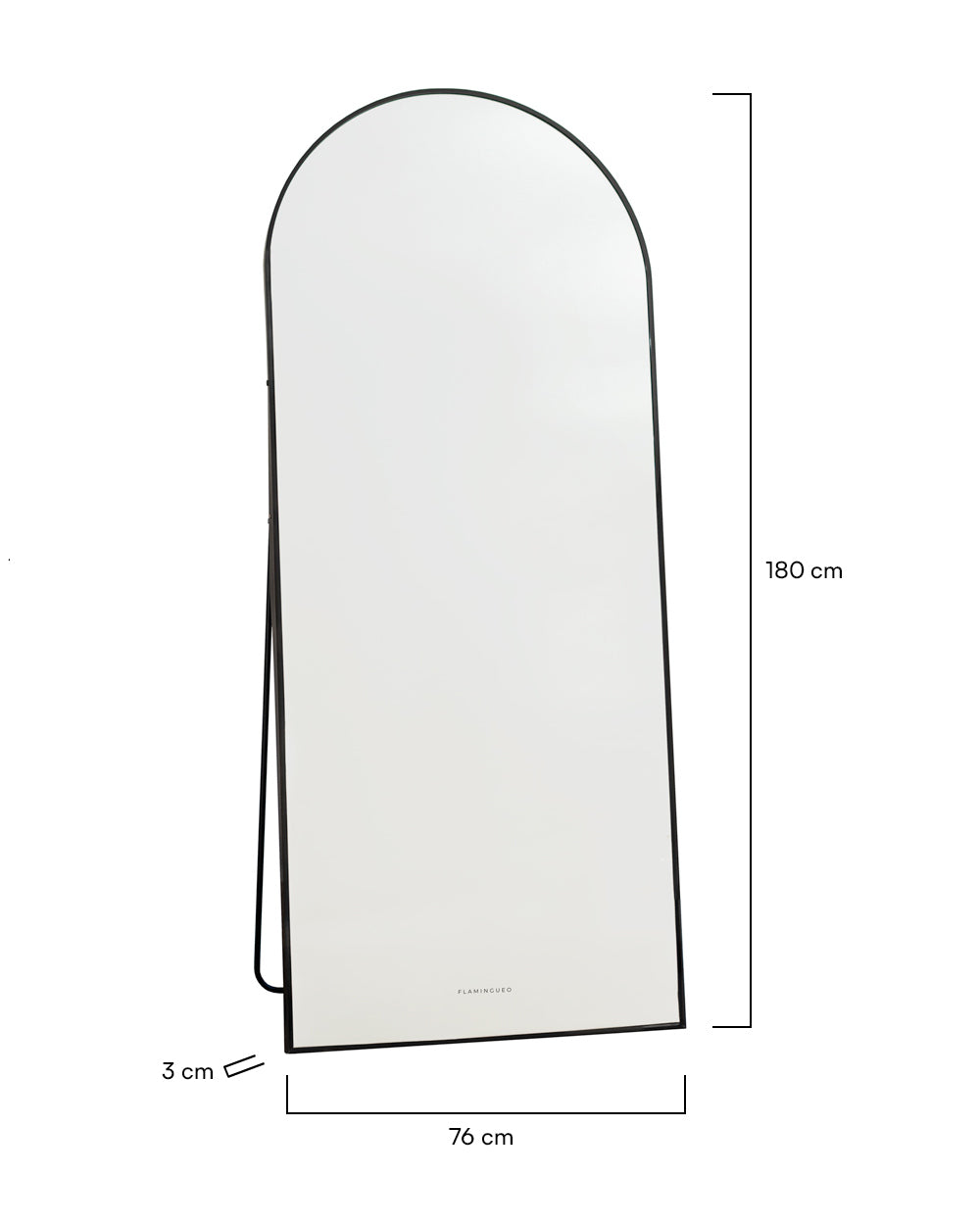 Medidas del producto Multi-Position Mirror - ARIA Floor Mirror