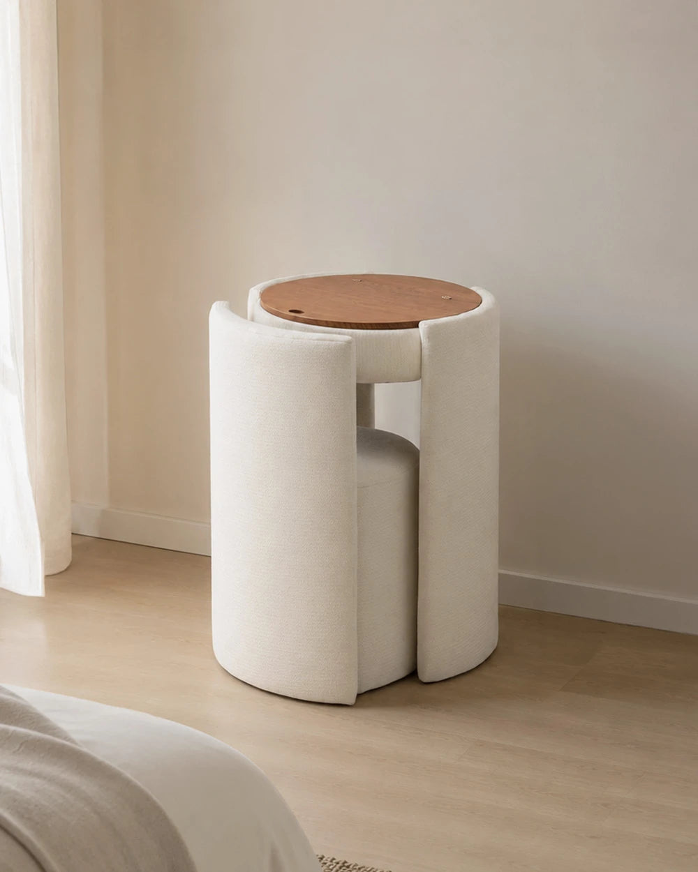 Tocador con espejo y silla - MADISON