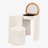 Tocador con espejo y silla - MADISON