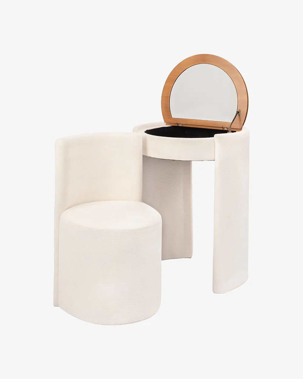 Tocador con espejo y silla - MADISON