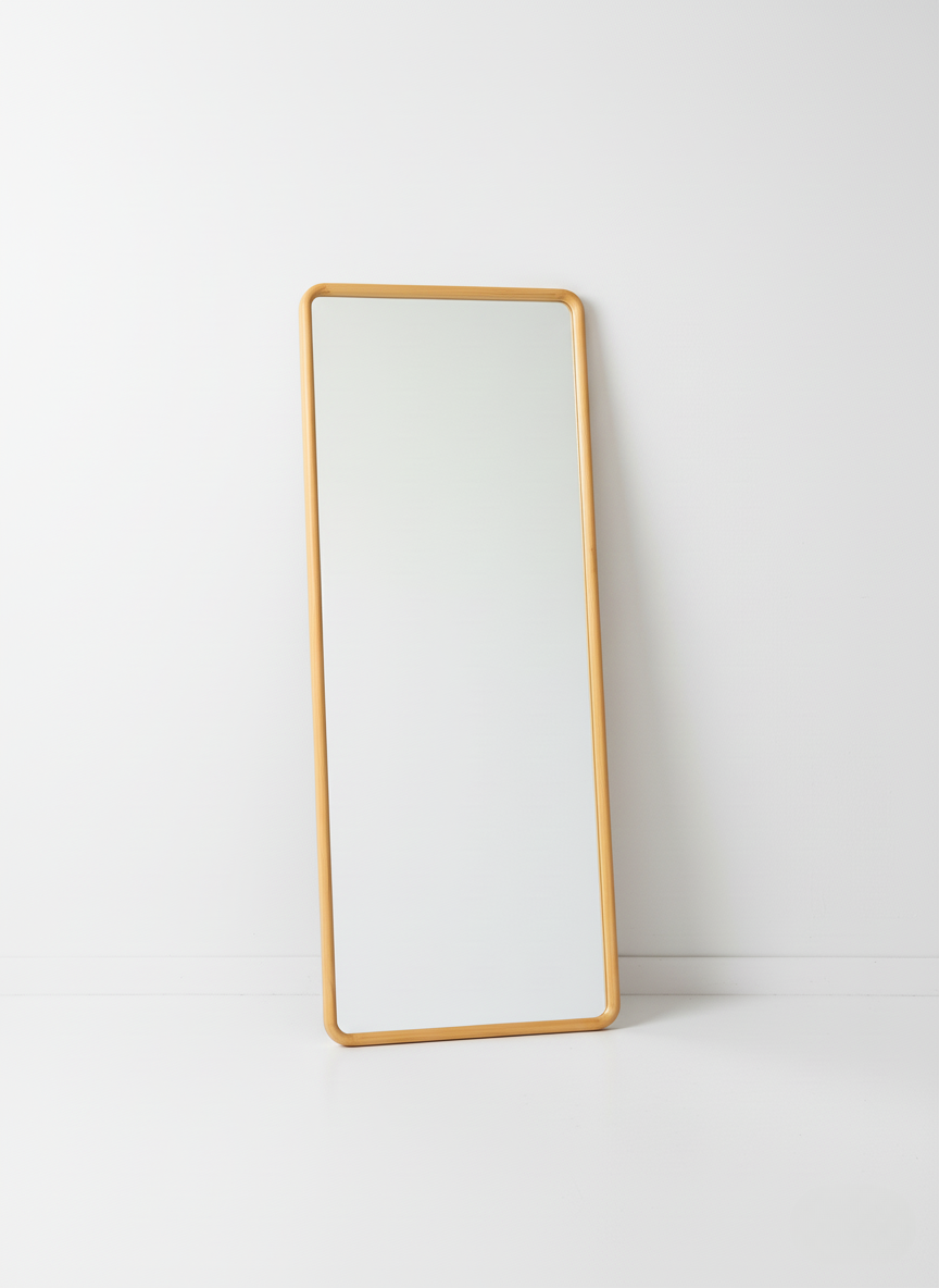 Espejo de pared rectangular madera - NAXA