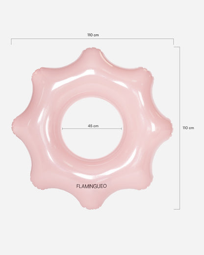 medidas flotador donut flamingueo