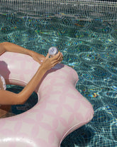 flotador piscina con posavasos