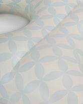 donut hinchable doble azul