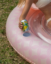 posavasos flotador rosa flamingueo