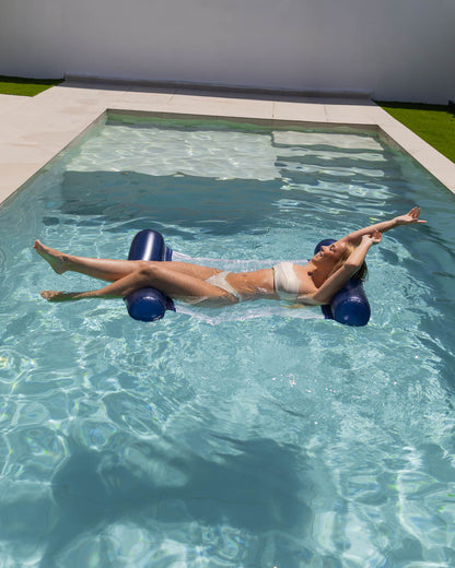 hamaca plegable piscina