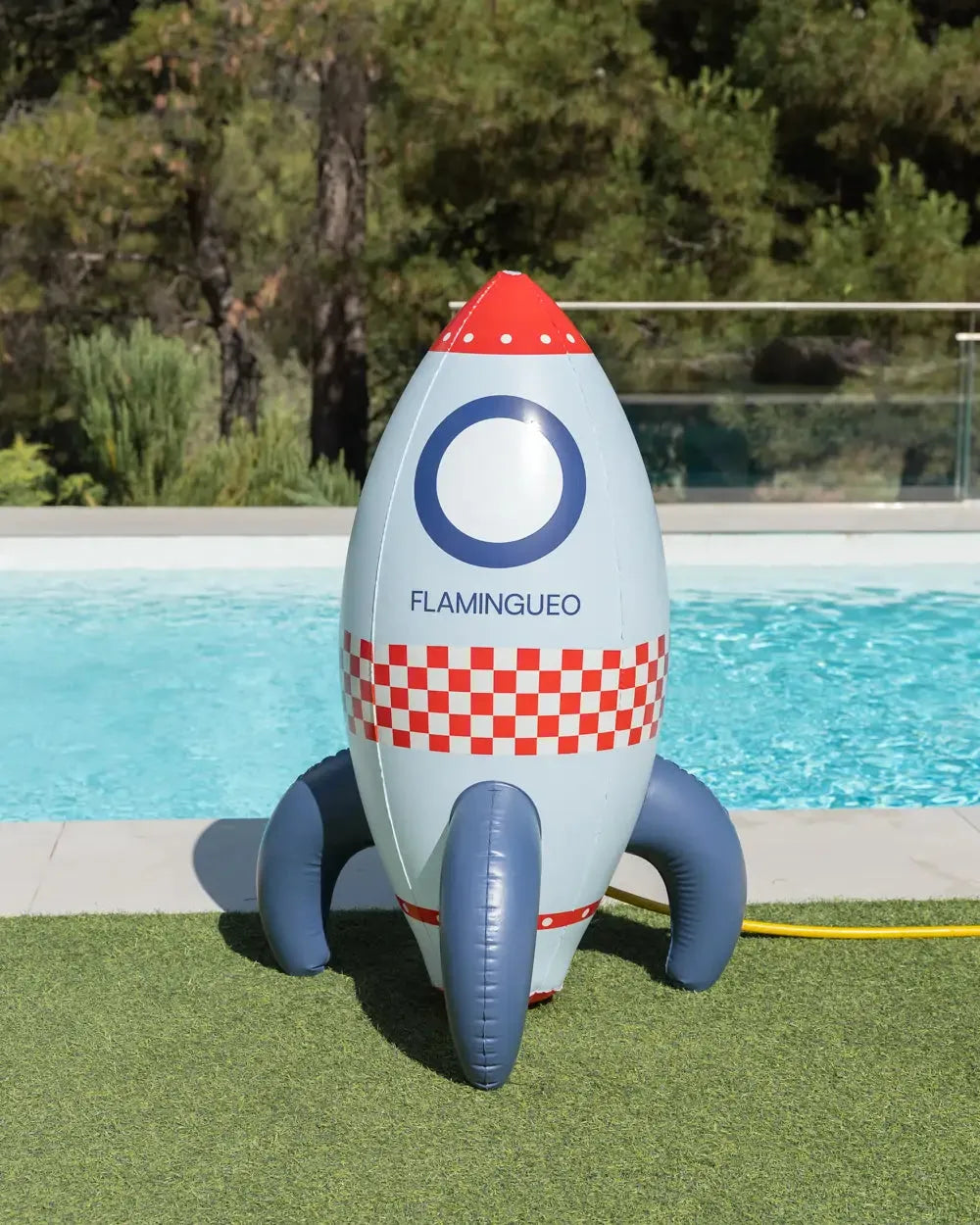 Lancia d'acqua gonfiabile a forma di razzo per bambini – ARIANE