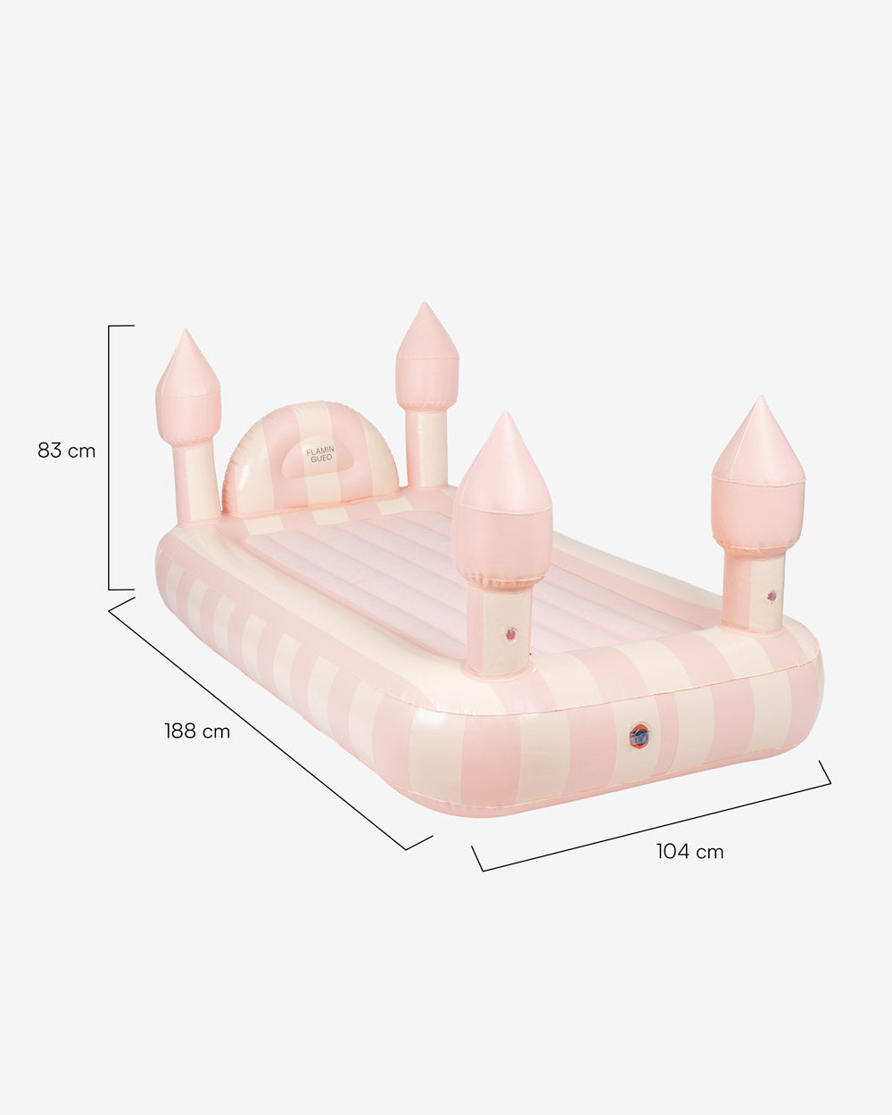 Medidas del producto Colchón hinchable kids - BROWNIE