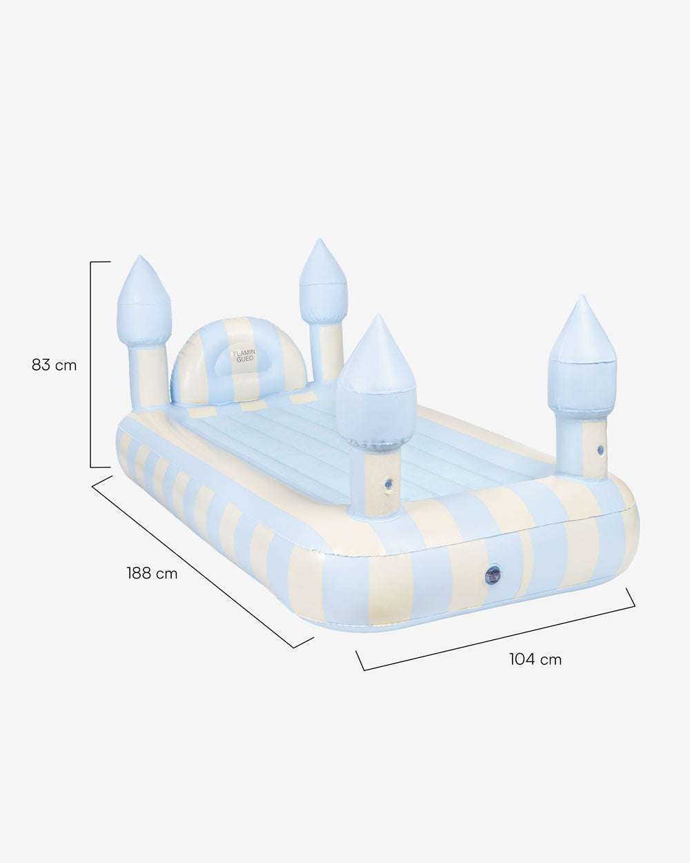 Medidas del producto Colchón hinchable kids - BROWNIE