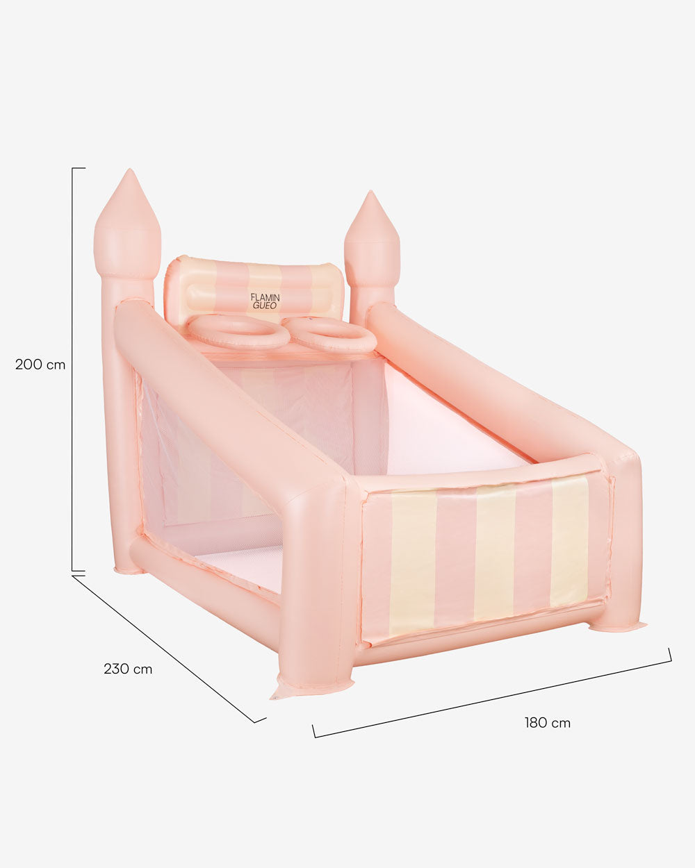 Medidas del producto Canasta hinchable grande kids - CREAM