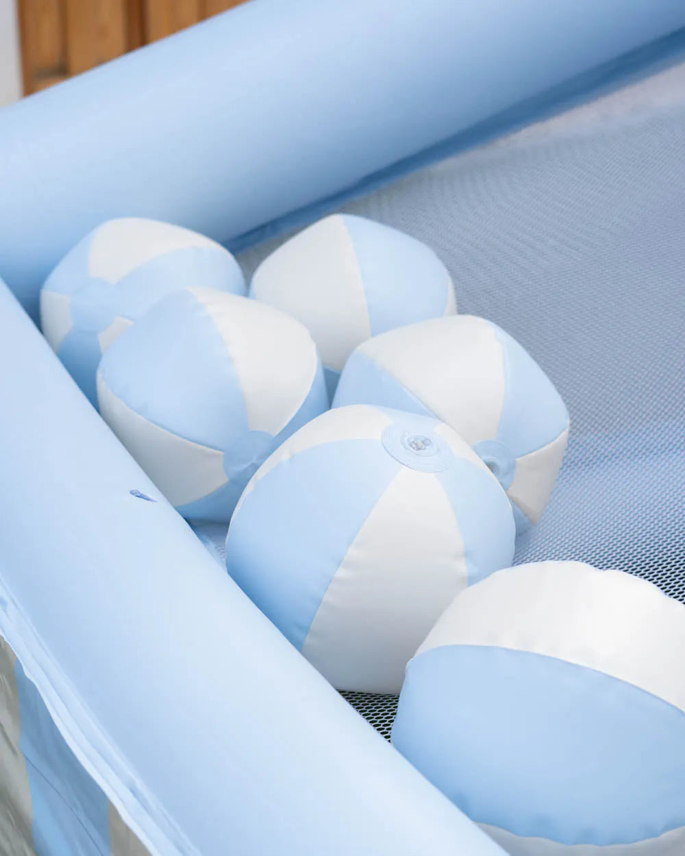 Canasta hinchable grande kids - CREAM