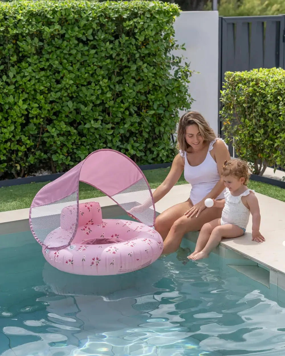 Baby float with seat and canopy – LEONOR