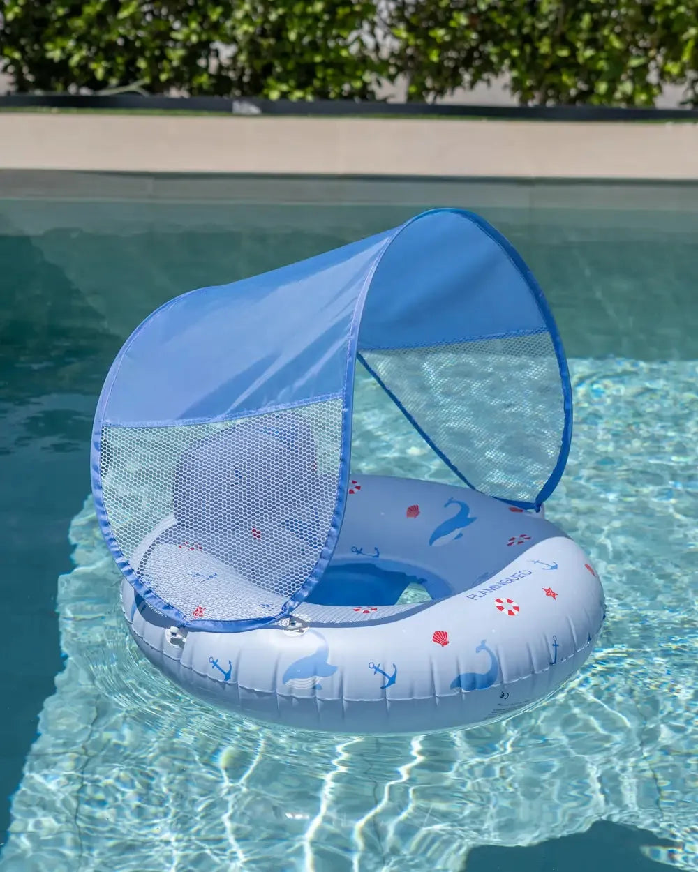 Bote insuflável de bebé com assento e cobertura – CAVE