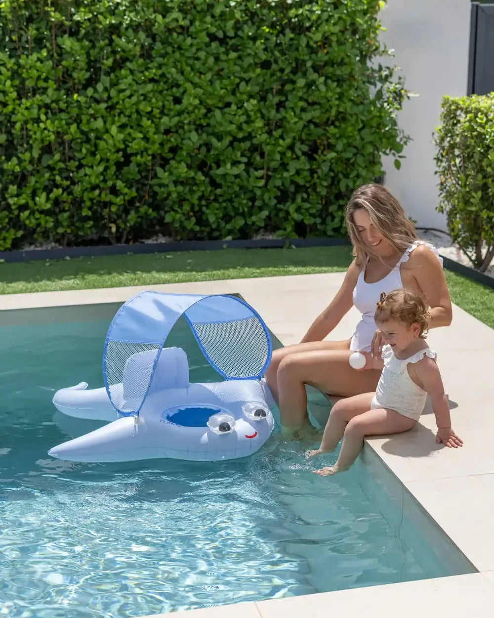 Flotador bebé con capota y diseño animal – RAYLEE