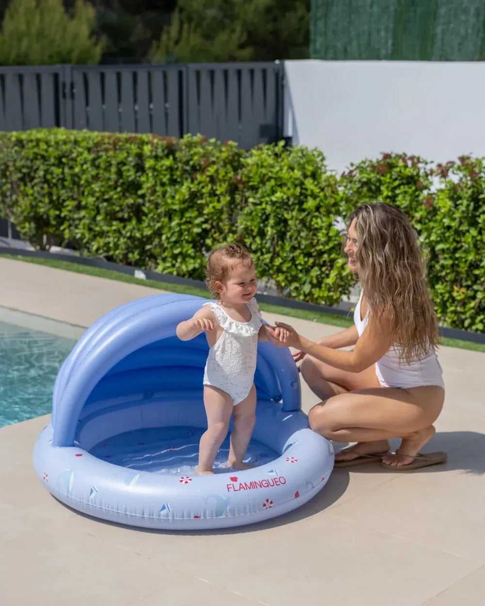 Minipiscina infantil com toldo para jardim – LAGUNA