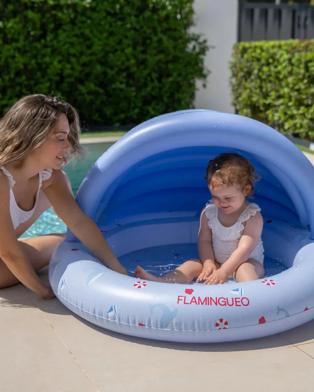 Minipiscina infantil com toldo para jardim – LAGUNA