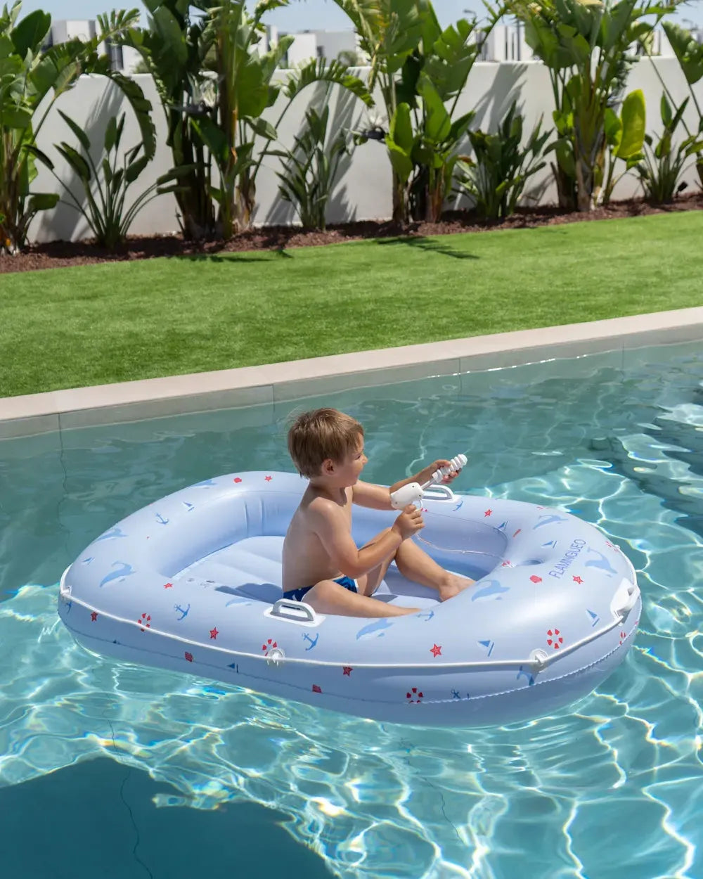 Flutuador infantil com pistola de água – SPLASH