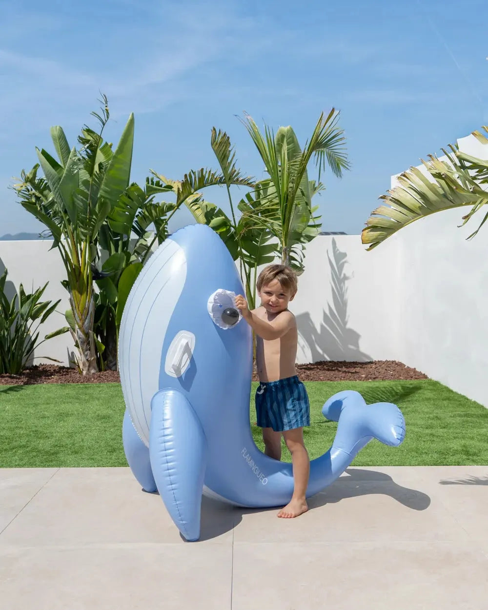 Flutuador insuflável de baleia gigante para criança – BLUF