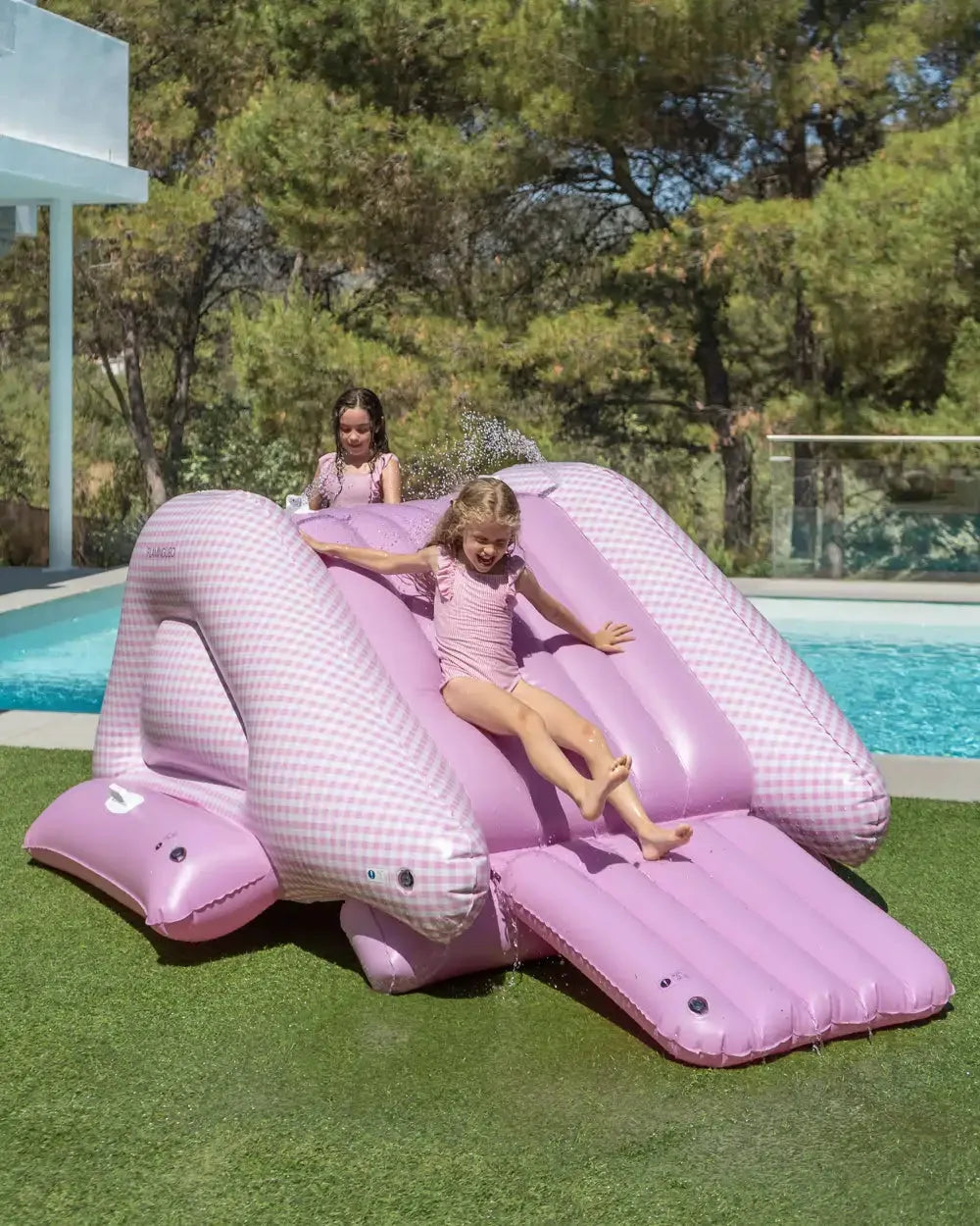 Tobogán acuático hinchable infantil