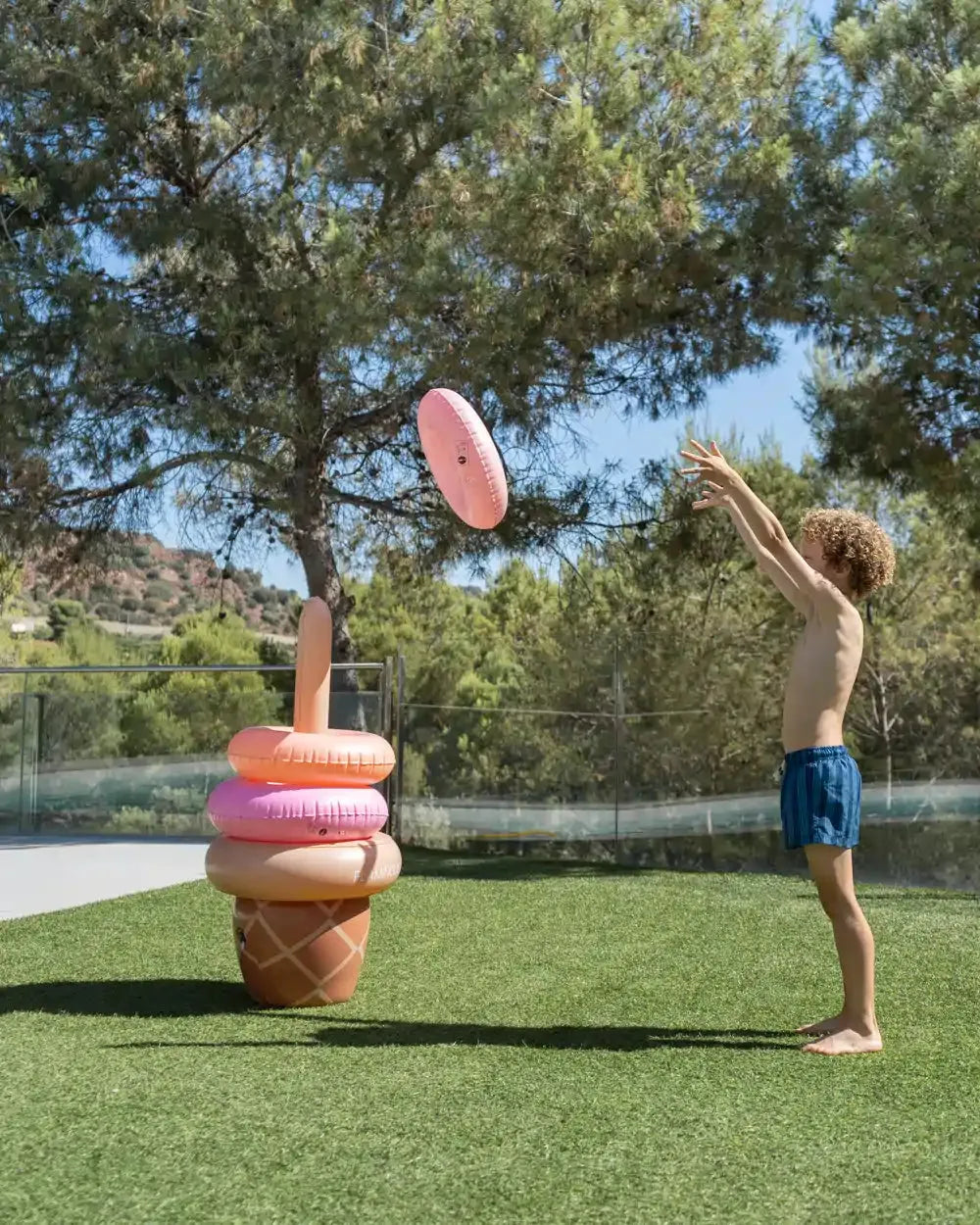 Aros hinchables de puntería infantil