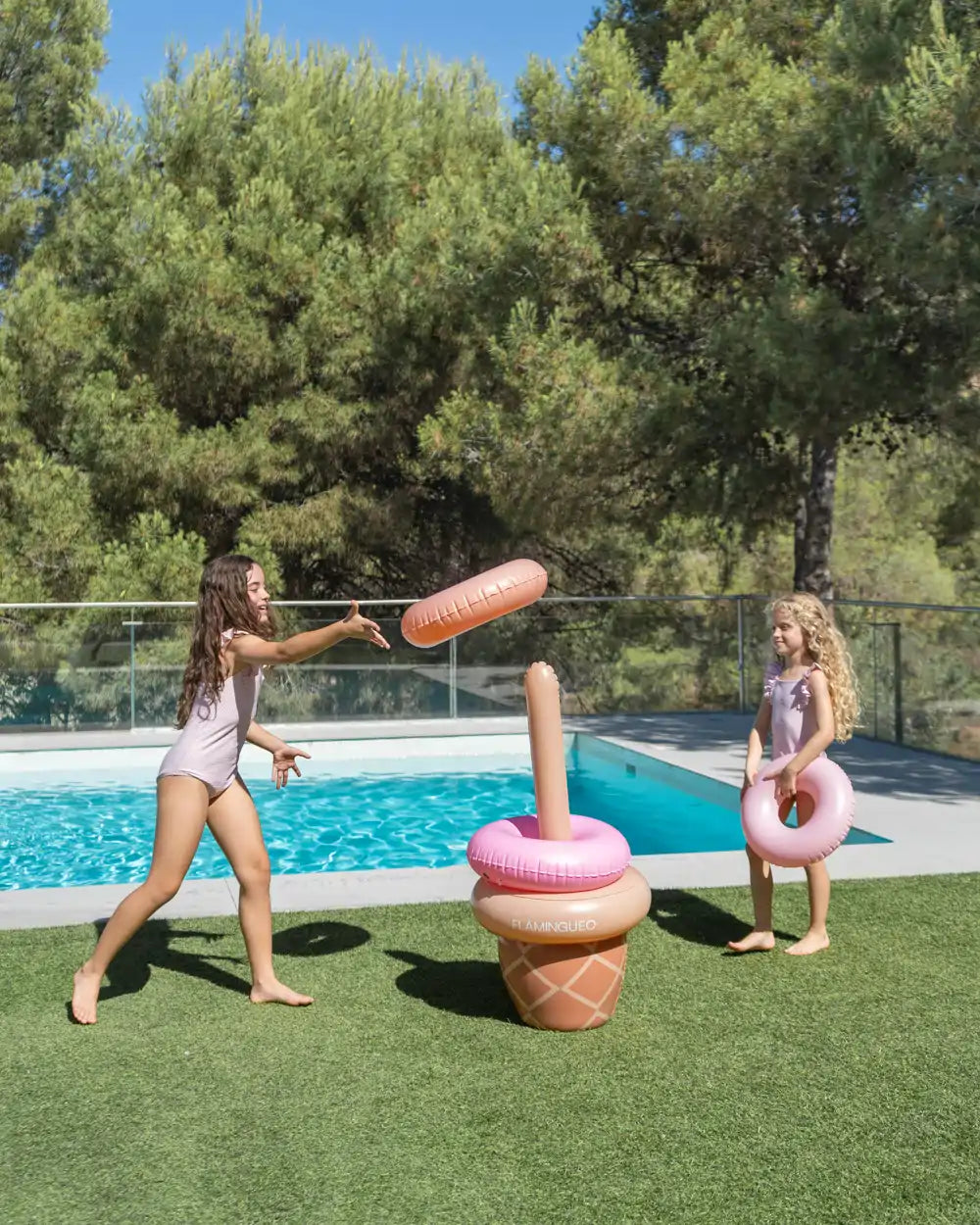 Inflatable Water Target Game with Hoops – HOOPY