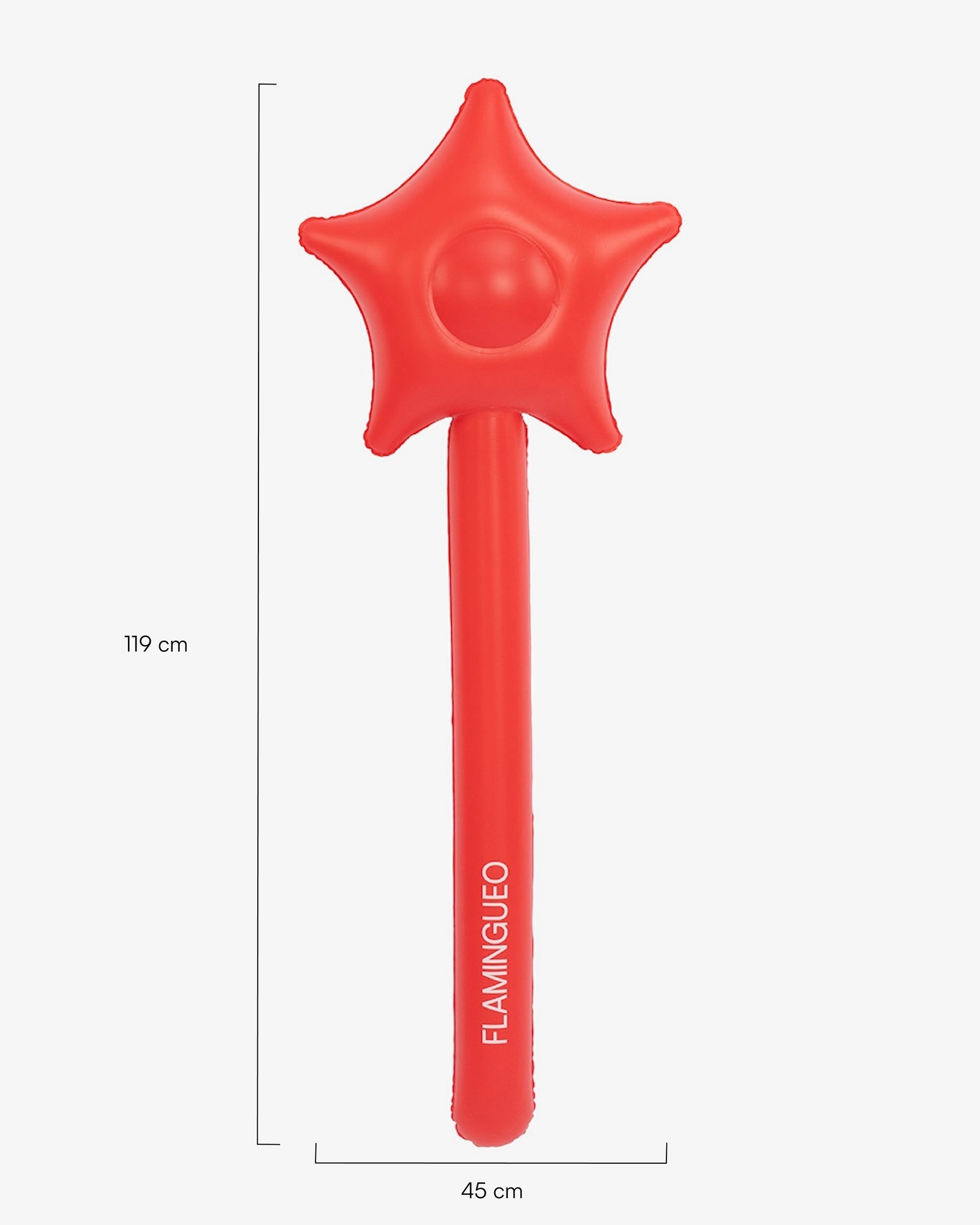 Medidas del producto Flotador estrella gigante tipo varita – NUNKI